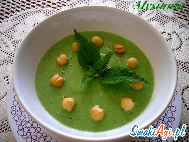 Kremowa zupa z pokrzyw