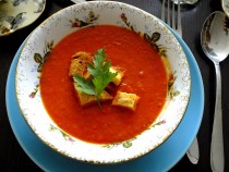 Zupa krem z papryki i pomidorów