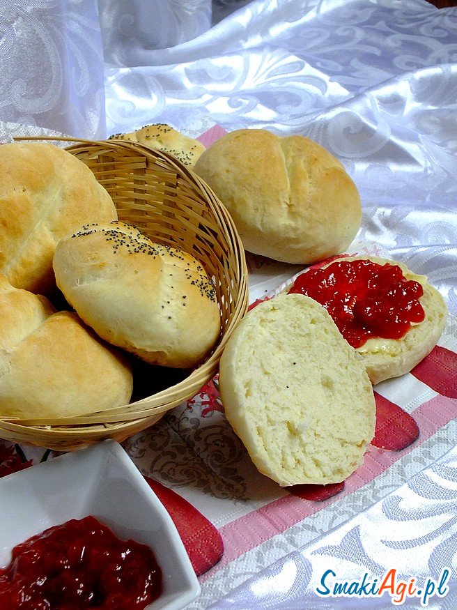 pszenne bułeczki domowe